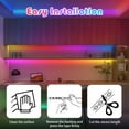 thumbnail image 3 of Pinegreen Lighting CL-TP10RGB 10 ft. RGB Color Changing Flexible Plug-in LED Tape Light with Remote Control, 3 of 7