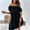 B33 Black summer dresses for women Clearance Under $5, variant on Xqxayjr Womens Summer Off The Shoulder Wedding Guest Dresses Casual Loose Smocked Aline Flowy Tiered Mini Swing Sundresses Short Puff Sleeve Elegant Cocktail Dresses