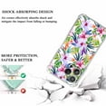 thumbnail image 3 of Tropical Flower Case for iPhone 13 Pro Max,Aesthetic Colourful Floral Pattern Soft TPU Full Cover Case, 3 of 5