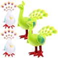 thumbnail image 2 of 4 Pcs Jouet à Remonter Paon Divertissement Jouet Intéressant Animal de Dessin Animé Jouet à Remonter, 2 of 8