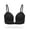 Noir, variante sur Wingslove Soutien-gorge Sans Bretelles à Décolleté Plongeant pour Femmes, Rehausseur Multi-Positions, Sans Armatures, Dos Transparent Convertible, Milk Coffee 38D