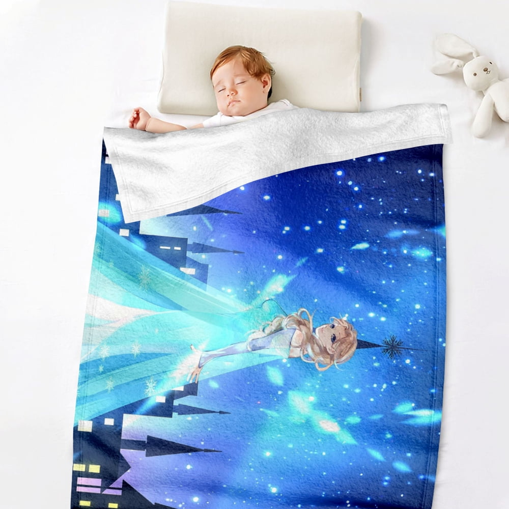 Disney Frozen Elsa Anna Bed Blankets Ultra Soft Comfortable Warm Throw