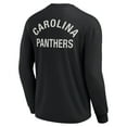 thumbnail image 3 of Unisex Fanatics Black Carolina Panthers Elements Super Soft Long Sleeve T-Shirt, 3 of 3