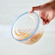 LocknLock Nestables Food Storage Container Set, 6-Piece, Clear