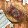 thumbnail image 5 of Boho Red Throw Pillow Cover, 12 x 20 Inch Bohemia Ethnic Style Carpet Pattern Cushion Case for Sofa Couch, 5 of 6