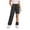 Black, variant on Girls Pants Lightweight Waterproof Zip off Hiking Pants Convertible Grey Hiking Pants, Szie 6-14