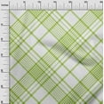 thumbnail image 3 of oneOone Cotton Poplin Light Green Fabric Tartan Dress Material Fabric Print Fabric By The Yard 42 Inch Wide-8874, 3 of 4