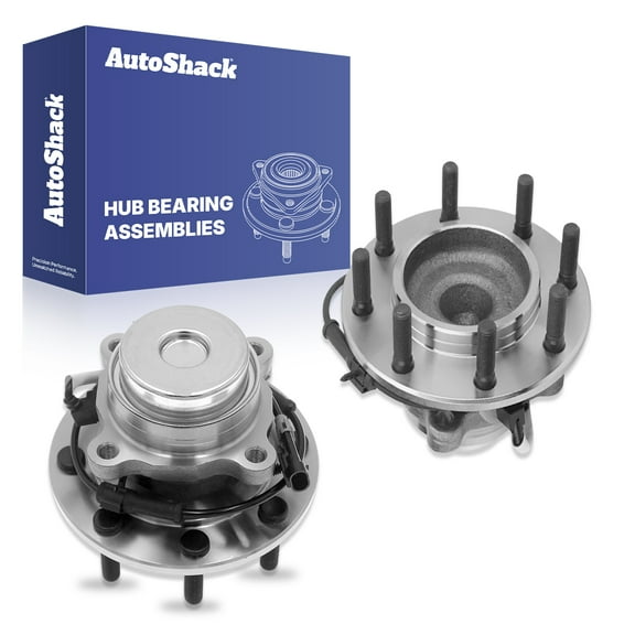AutoShack Front Wheel Hub Bearing Assemblies with ABS| Replacement for 2003-2017 Chevrolet Express 3500 2003-2017 GMC Savana 3500 2009-2017 GMC Savana 4500 | 2-PC