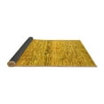 thumbnail image 2 of Ahgly Company Indoor Round Abstract Yellow Modern Area Rugs, 8' Round, 2 of 4