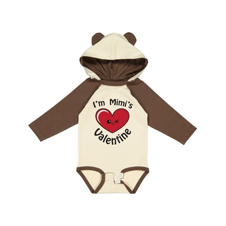 

Inktastic I m Mimi s Valentine Gift Baby Boy or Baby Girl Long Sleeve Bodysuit