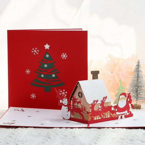 3D Pop Up Christmas Card with Music