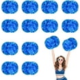 thumbnail image 1 of Pompon Cheerleader 12 Pack Sports Danse Cheering Plastique Métallique Pompon Cheerleading pour Enfants Adultes, 1 of 6