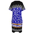 thumbnail image 4 of Vestido Skydomes con caída y bolsillos para mujer, elegante vestido de fiesta de verano con falda, 4 of 6
