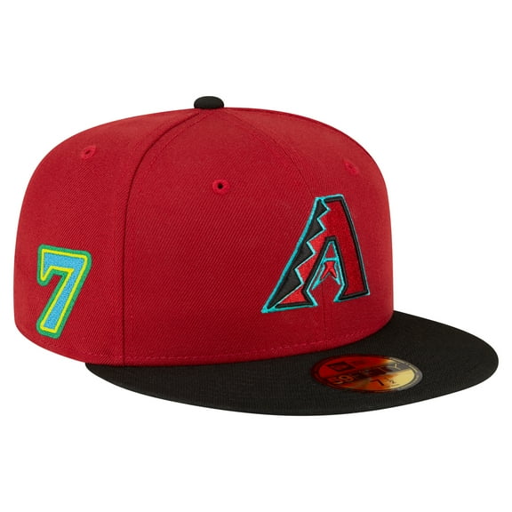 Men's New Era Corbin Carroll Red Arizona Diamondbacks 2025 Player-s Weekend 59FIFTY Fitted Hat