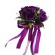 thumbnail image 2 of Bouquet Bouquet Brides de honor Bouquet elegante Bouquet Bouquet Artificial Rose Flower para el día de graduación Día de San Valentín Decoración de Púrpura, 2 of 8