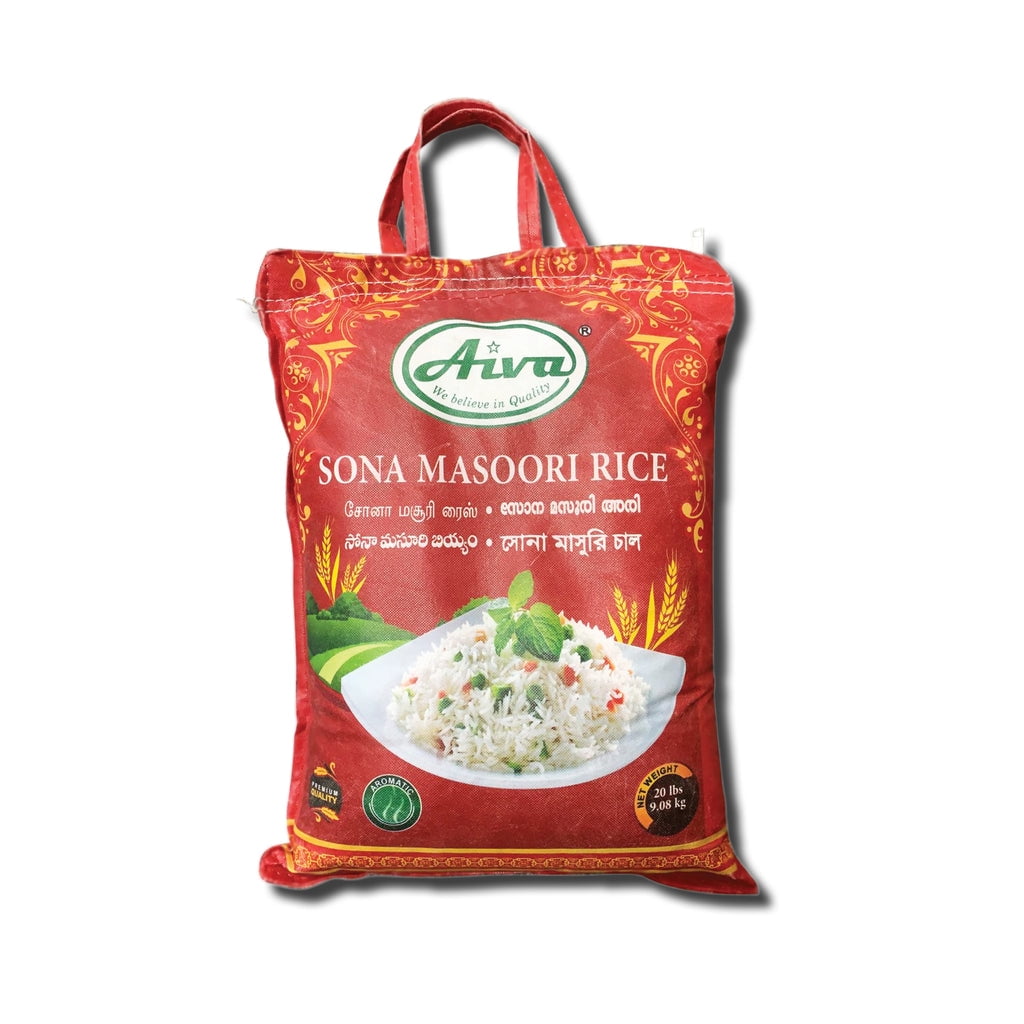 Sona Masoori Rice 10 LB Aiva Products