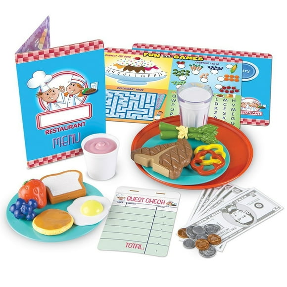 Play Restaurant Set Learning Resources Serve It Up! 35 piezas