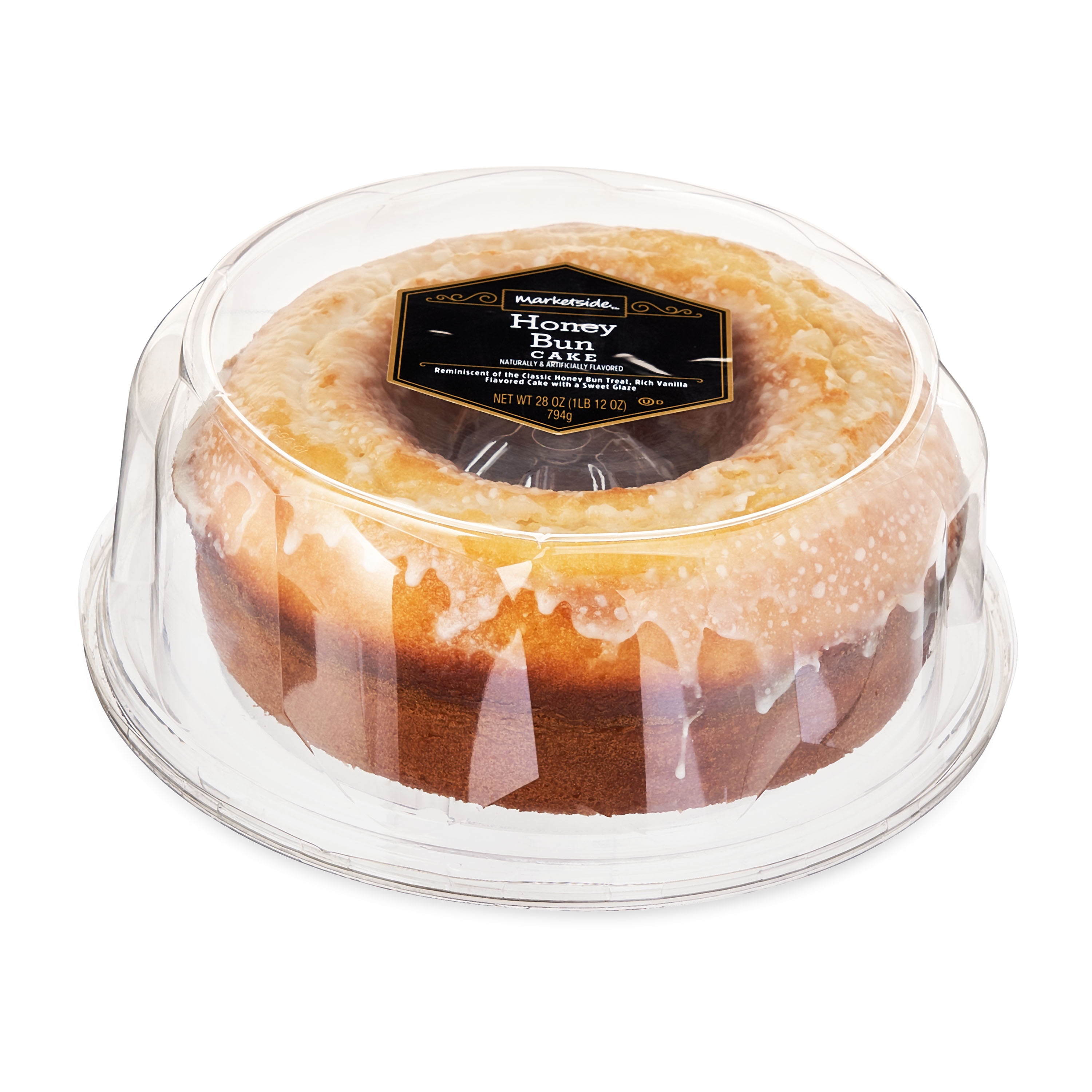 Marketside Honey Bun Cake, Vanilla, 28 Ounce