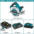 thumbnail image 2 of Makita XSH06PT 18V X2 LXT Lithium-Ion 36V Brushless Cordless 7-1/4 Circular Saw Kit 5.0Ah, 2 of 9
