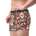 thumbnail image 2 of Pofeuu Love Heart Print Men’s Boxer Briefs, Moisture-Wicking Underwear, Regular,Trunk-XX-Large, 2 of 5