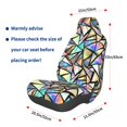 thumbnail image 3 of Fuzoiu Colored Glass Print Elastic Car Seat Covers, Seat Cover Protector,Universal Fit Interior Covers for Most Cars,Washable Seat Cover Non Slip for SUV,Sedan,Van, 3 of 5