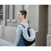 Brookstone Travel Neck Pillow Adjustable Free-Form Memory Foam Pillow for Neck and Lumbar Support