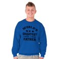 thumbnail image 3 of Worlds Greatest Farter Father Funny Men's Crewneck Sweatshirt Brisco Brands S, 3 of 5