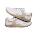 thumbnail image 4 of EKVAHL Women's Retro Orthopedic Sneakers, Lace‑Up Faux Suede Tennis Shoes, Streetwear Daily Commute Hangout Walking Shoes Beige, 4 of 5