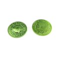 thumbnail image 3 of Vacaciones de San Patricio, chapado de vacaciones, trébol de cuatro hojas de la suerte, monedas de oro, monedas de juguete de plástico, 3 of 4