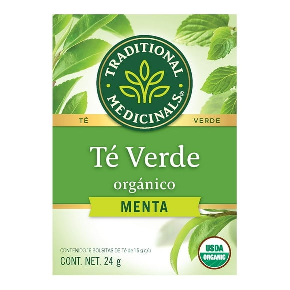 Té verde Traditional Medicinals menta 24 g