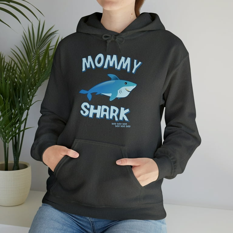 Mommy Shark Doo Doo Doo Graphic Hoodie Sweatshirt Sizes S 5XL