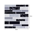 thumbnail image 5 of Yeetfub Peel and Stick Backsplash 10 Sheet Black White and Grey Subway Wall Tiles Waterproof Back Splashes Backsplash Tile for Kitchen Wall Peel and Stick Backsplash Tile for Bathroom Fireplace 4"x4", 5 of 6