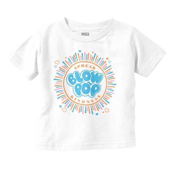 Vintage Candy logo Spread Kindness Toddler Boy Girl T Shirt Infant Toddler Brisco Brands 18M