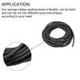 thumbnail image 4 of Uxcell Sealing Strip, Solid Round Sponge Rubber Weather Strip 24.6Ft x 0.19''W, 4 of 6