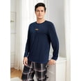 thumbnail image 1 of Men's Long Sleeve Letter Print Homewear Top, 1 of 5
