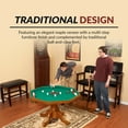 thumbnail image 7 of Hathaway Kingston Oak 3-in-1 Poker Table, 7 of 7