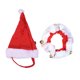 thumbnail image 1 of Adorable disfraz de Papá Noel para mascota, conjunto creativo de gorro navideño para perro y gato (talla M), 1 of 7