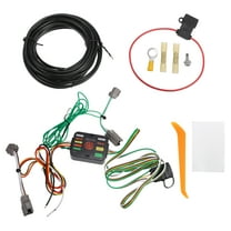 1 Set Vehicle 4-Pin Trailer Wiring Harness Kit for Ford Explorer for Lincoln MKS Black