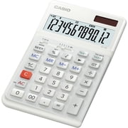 Casio® JE-12E Compact Ergonomic Calculator, White