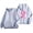 Light Gray, variant on 2024 Popular Women's Autumn And Winter Cancer Day Ribbon Feather Print Zipper Long Sleeve Pocket Drawstring Casual Sports Hooded Sweatshirt Sweaters Women Sleep Womens Graphic Long Sleeve Women