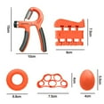 thumbnail image 5 of Grip Strength Trainer Kit (5 Pack), Hand Grip Strengthener Kit, Hand Strengthener & Grip Strength Kit - Hand Exerciser Grip Strengthener Kit, Grip Trainer & Hand Grips for Strength with Carry Bag, 5 of 5