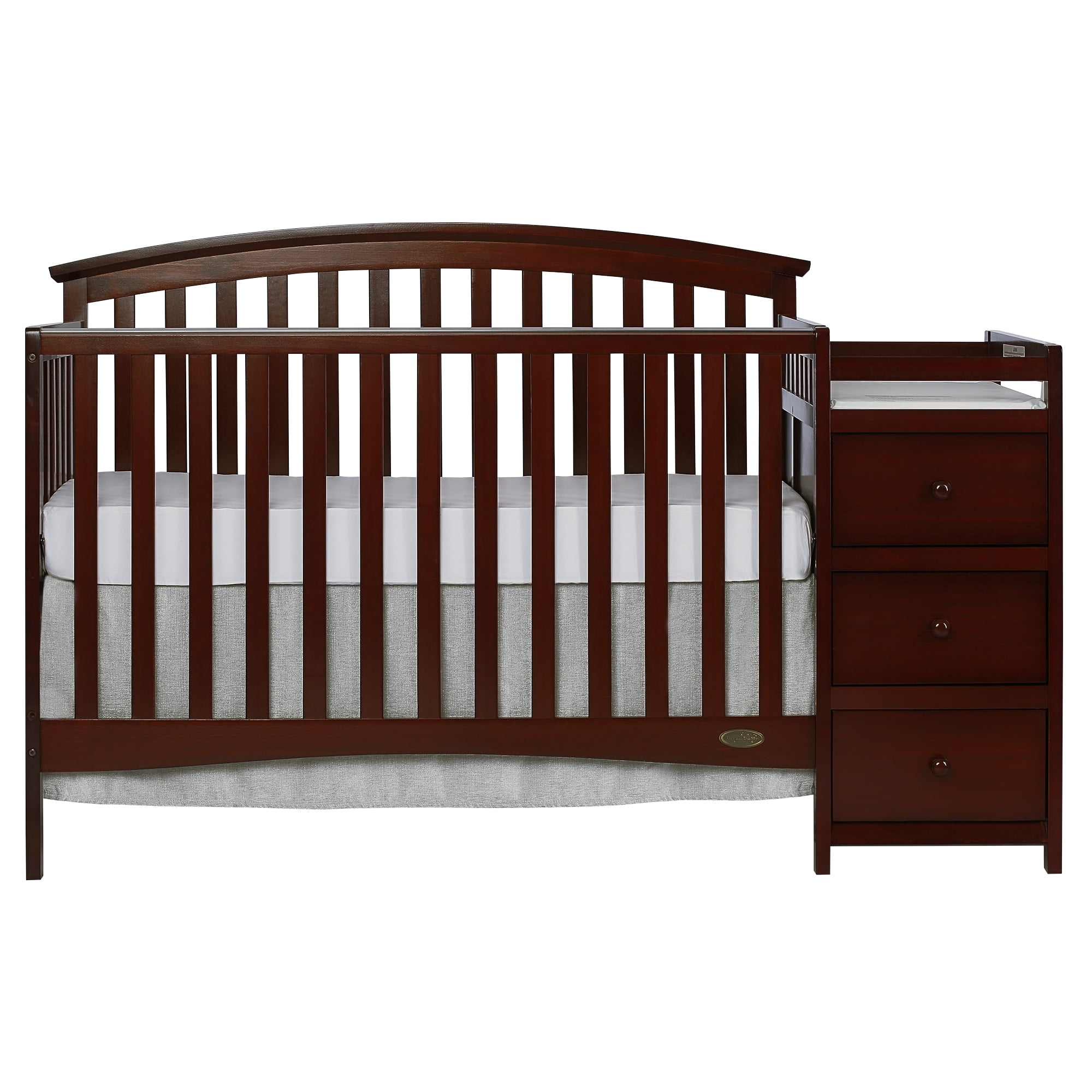Photo 1 of Dream On Me Niko 5-in-1 Convertible Crib with Changer, Espresso (Box 1 of 2)