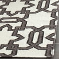 thumbnail image 5 of SAFAVIEH Dhurries Toria Geometric Wool Area Rug, Ivory/Grey, 5' x 8', 5 of 6