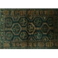thumbnail image 1 of Ahgly Company Indoor Rectangle Persian Turquoise Blue Traditional Area Rugs, 2' x 5', 1 of 4