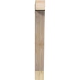 thumbnail image 2 of Ekena Millwork 4"W x 22"D x 34"H Traditional Block Rough Sawn Bracket, Douglas Fir, 2 of 25