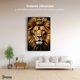 thumbnail image 3 of Cuadro Decorativo Canvas Canvas Revolution Rey Furia Dorada 60x90, 3 of 4