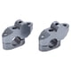 thumbnail image 2 of Elevadores de manillar de 7/8 pulgadas de aleación de aluminio CNC, accesorio universal para modificación de motocicletas, color titanio, 2 of 14