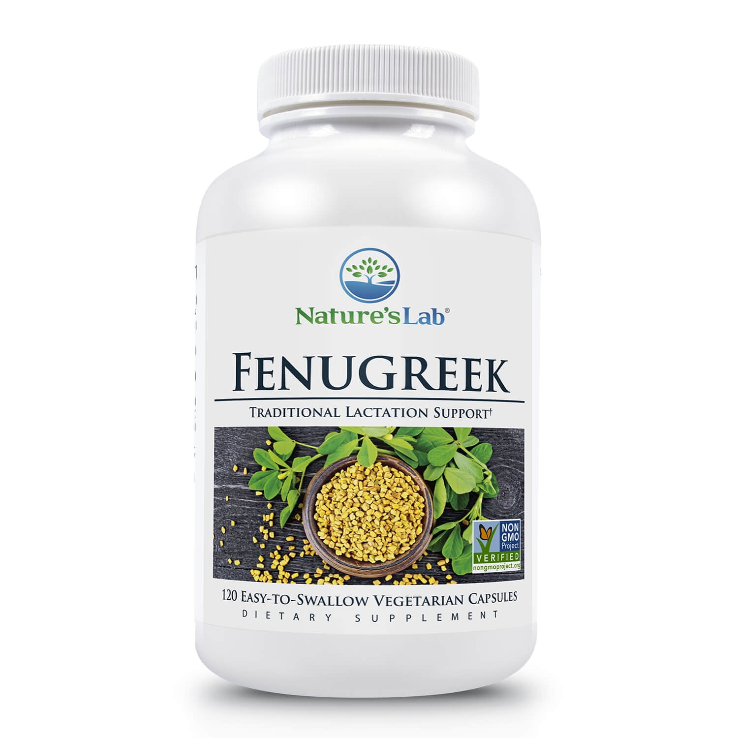 Nature's Lab Fenugreek - Traditional Lactation Support* - 120 Capsules