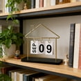 thumbnail image 5 of TeashCHAT Tabletop Reused Calendar Crafts Desktop Decoration Iron Ornaments Reusable Design,Home Decor Collection, 5 of 6