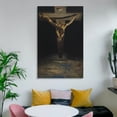 thumbnail image 6 of Salvador Dali Wall Art Prints 《Christ of Saint John of The Cross》 Poster Wall Art Poster Gifts Bedroom Prints Home Decor Hanging Picture Canvas Painting Posters 12x18inch(30x45cm), 6 of 6